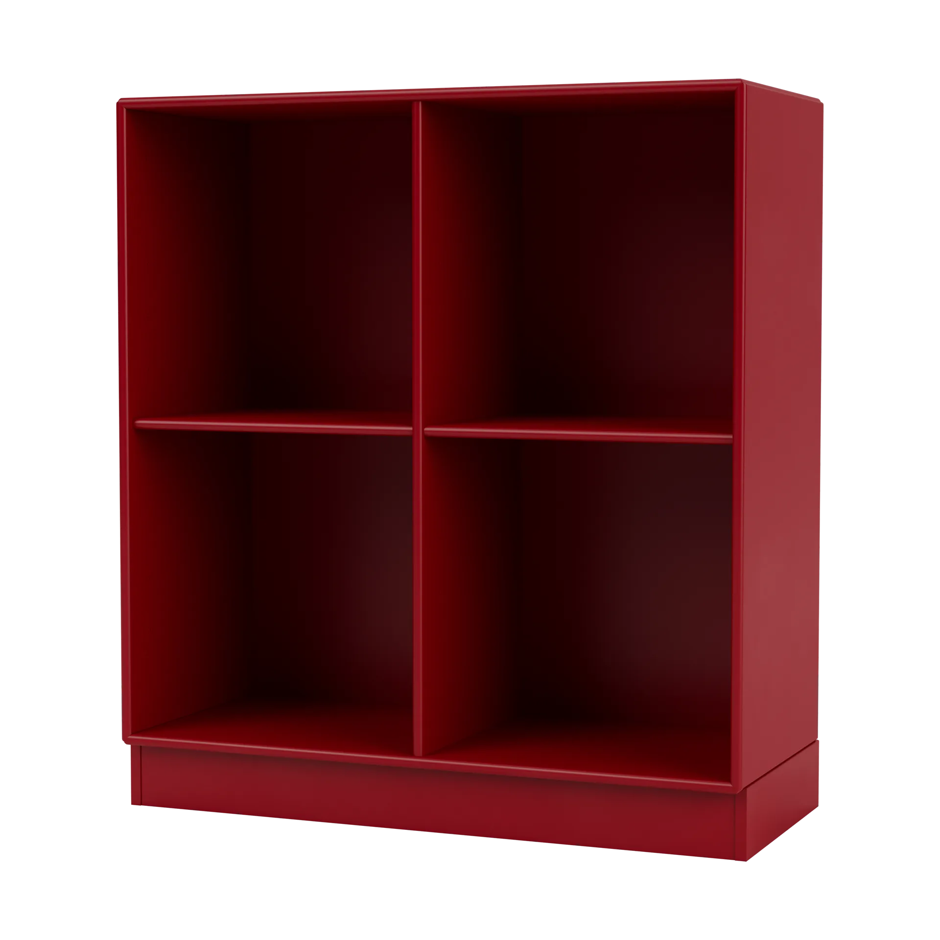 Estantería SHOW 69,6x69,6 cm, zócalo 7 cm, 165-Beetroot Montana