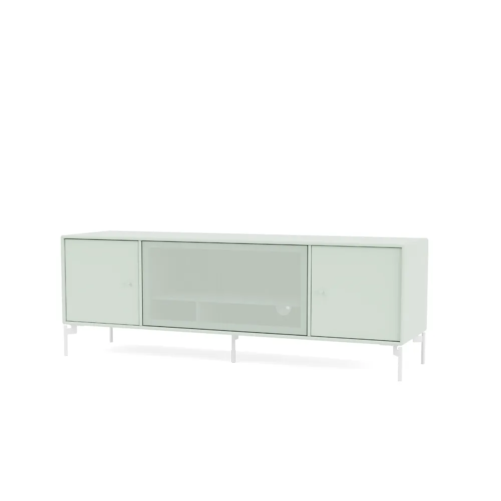 Mueble TV Octave III, Mist 161, patas lacadas snow Montana