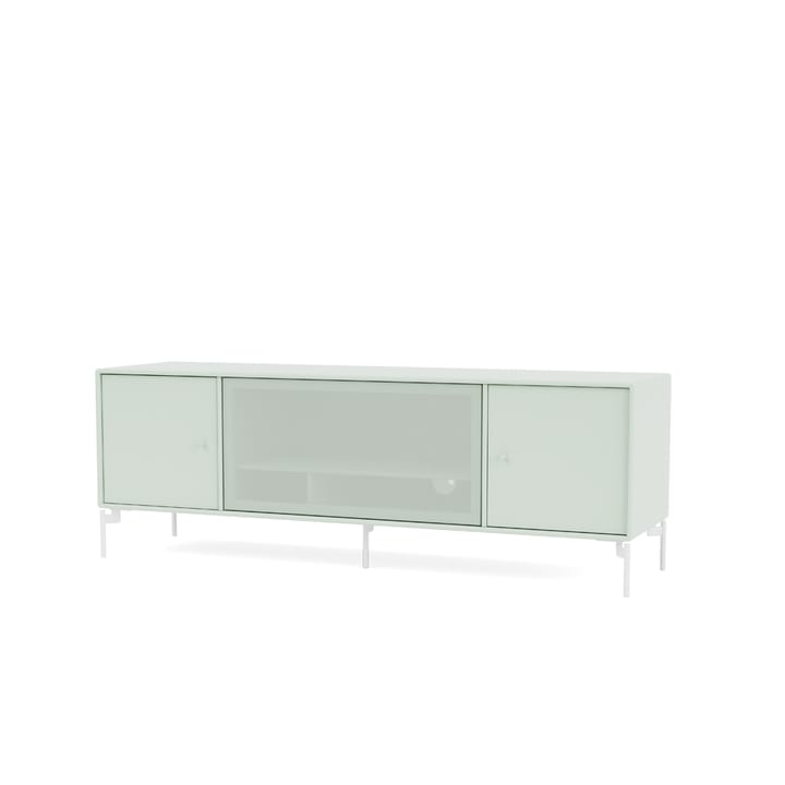 Mueble TV Octave III - Mist 161, patas lacadas snow - Montana