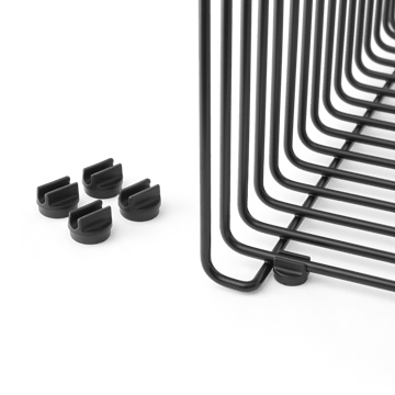 Panton Wire feet distanciadores 4-pack - Black - Montana