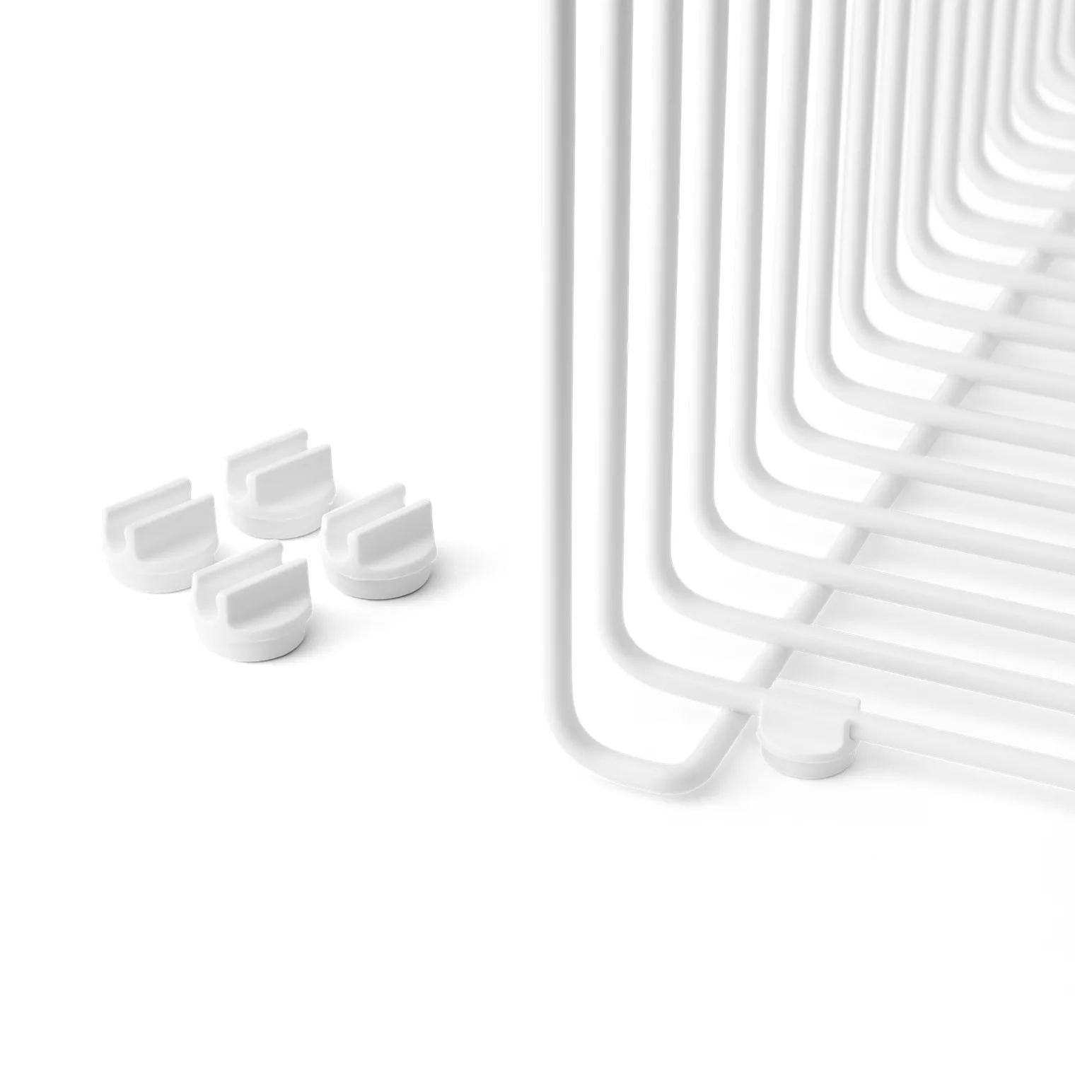 Panton Wire feet distanciadores 4-pack, Snow Montana