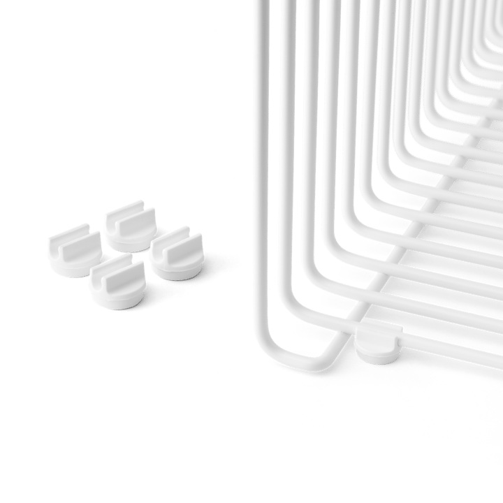 Panton Wire feet distanciadores 4-pack, Snow Montana