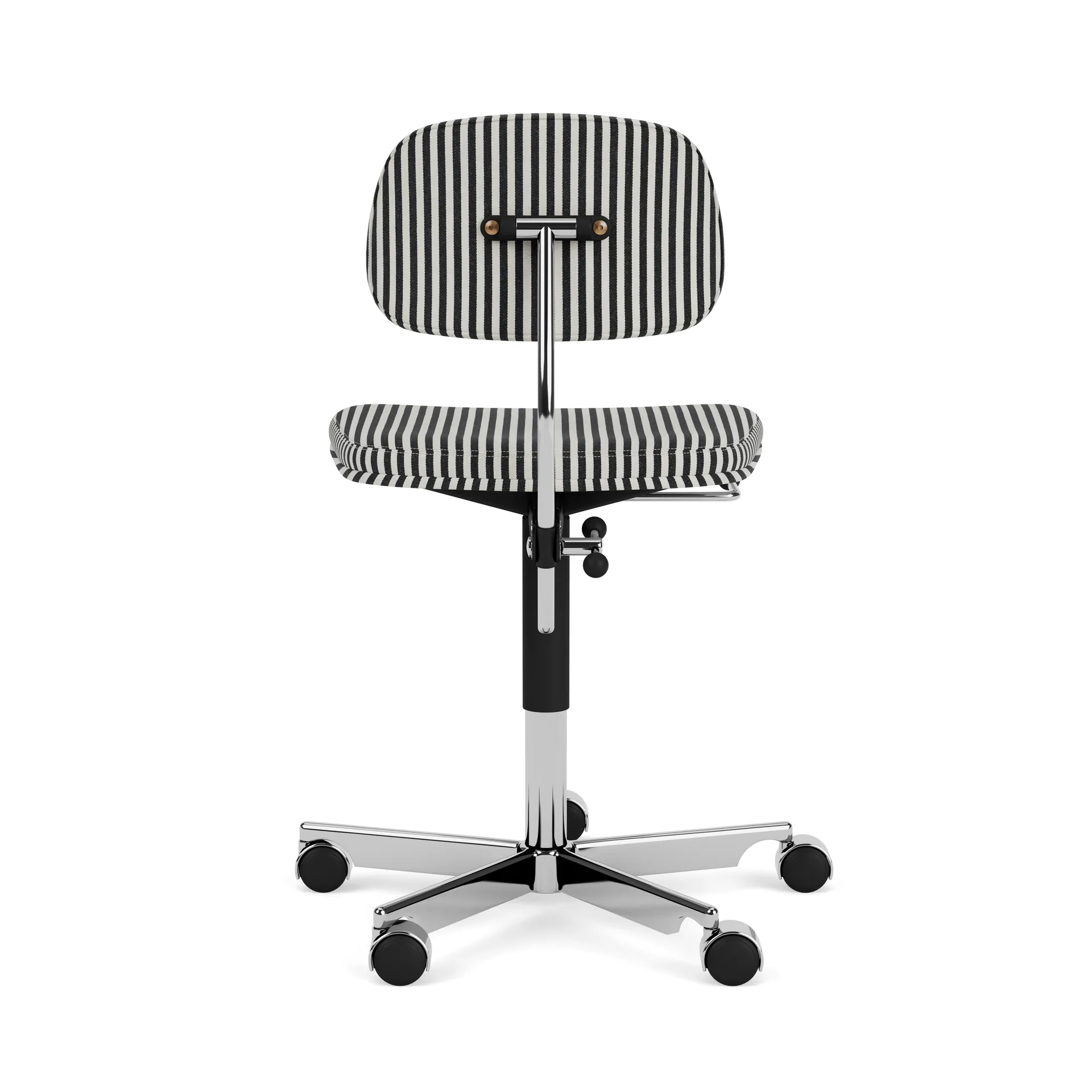 Silla de oficina Kevi 2534U, Stripe-aluminium Montana