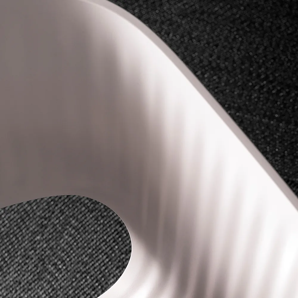 Silla Marée 401, Antracita base de metal lacada Montana