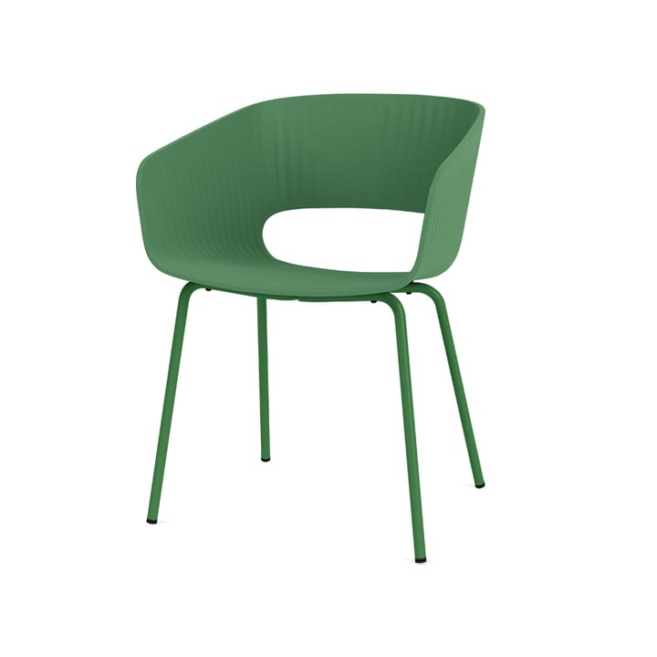 Silla Marée 401 - Parsley152 base de metal lacada - Montana