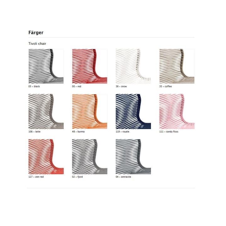 Silla Panton One, Natural, papel/lacado negro Montana