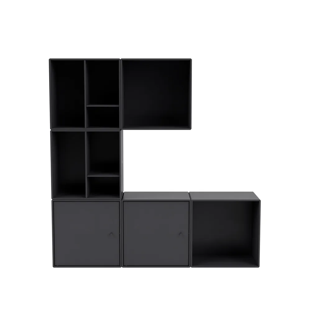 Sistema de estanterías Montana Mini 6x2 Anthracite,  Montana