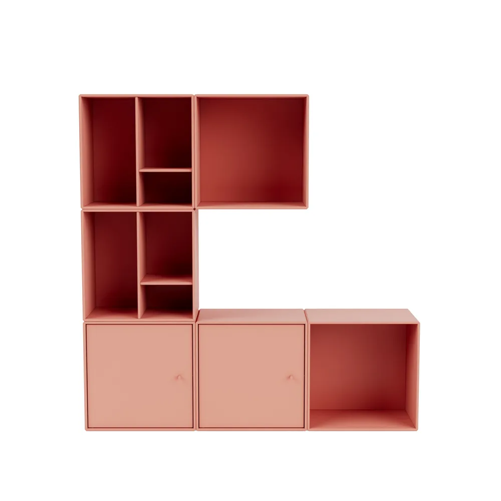 Sistema de estanterías Montana Mini 6x2 Rhubarb Montana