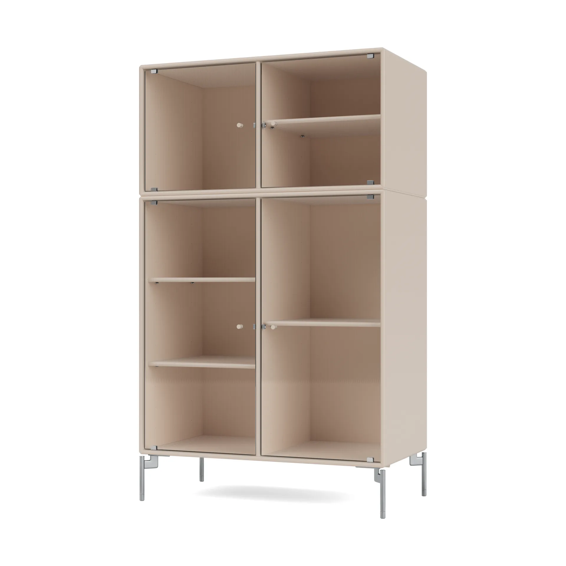 Vitrina Ripple III 69,6x117,6x38 cm, Clay-Kromben MB126 Montana