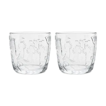 2 Vasos Moomin 28 cl - Transparente - Moomin Arabia