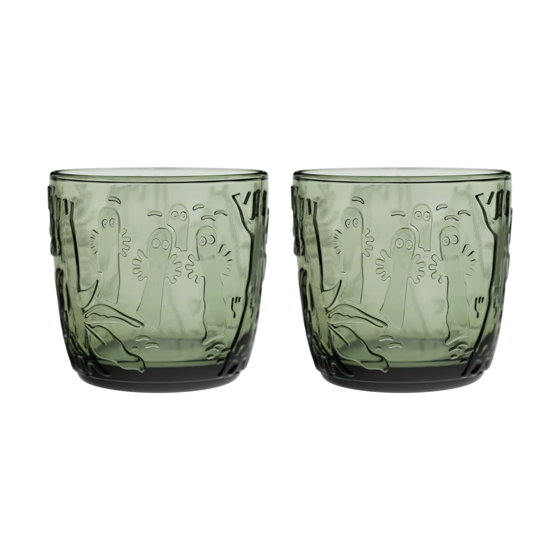 2 Vasos Moomin 28 cl, Verde pino Moomin Arabia
