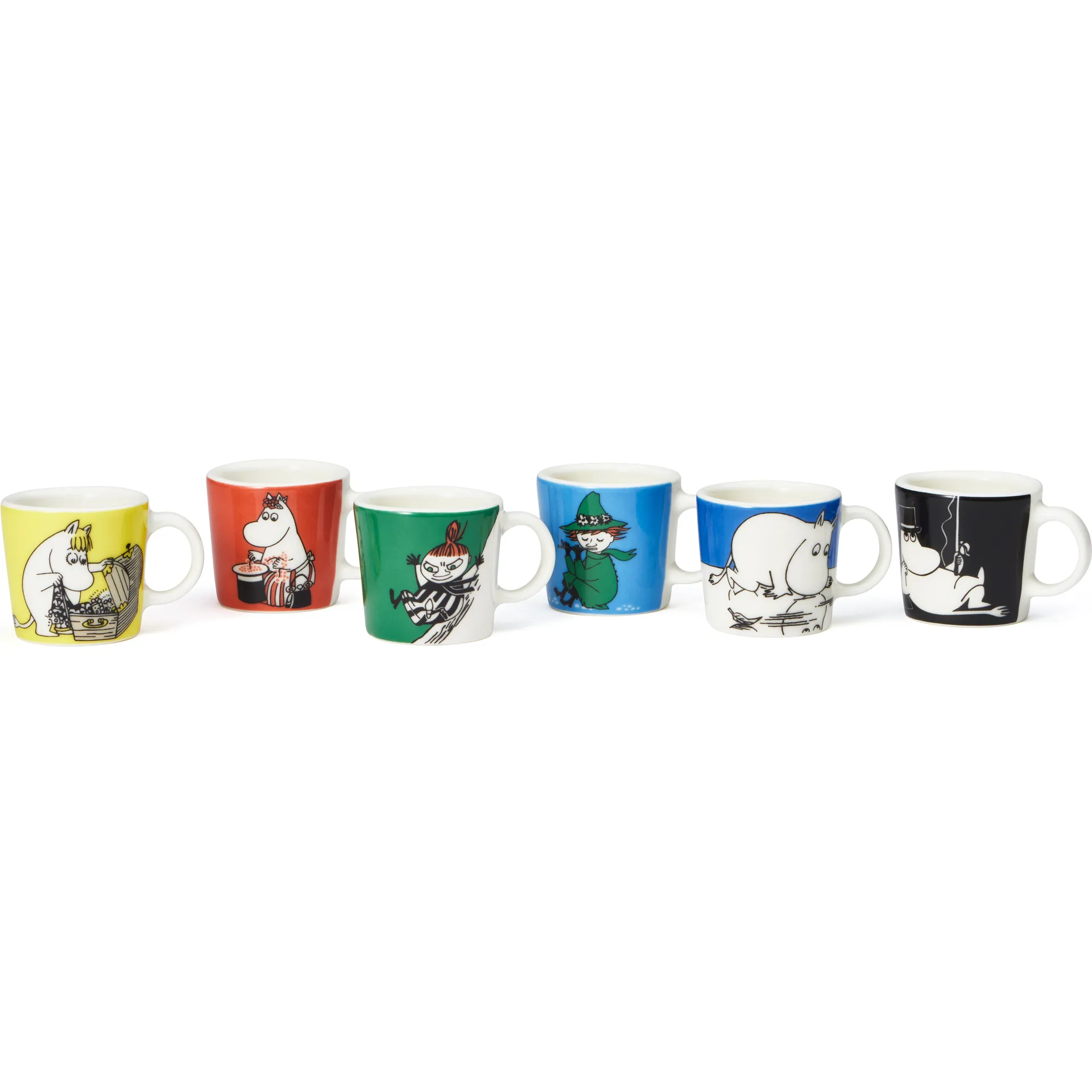6 Tazas mini Mumin Första classic, Multi Moomin Arabia