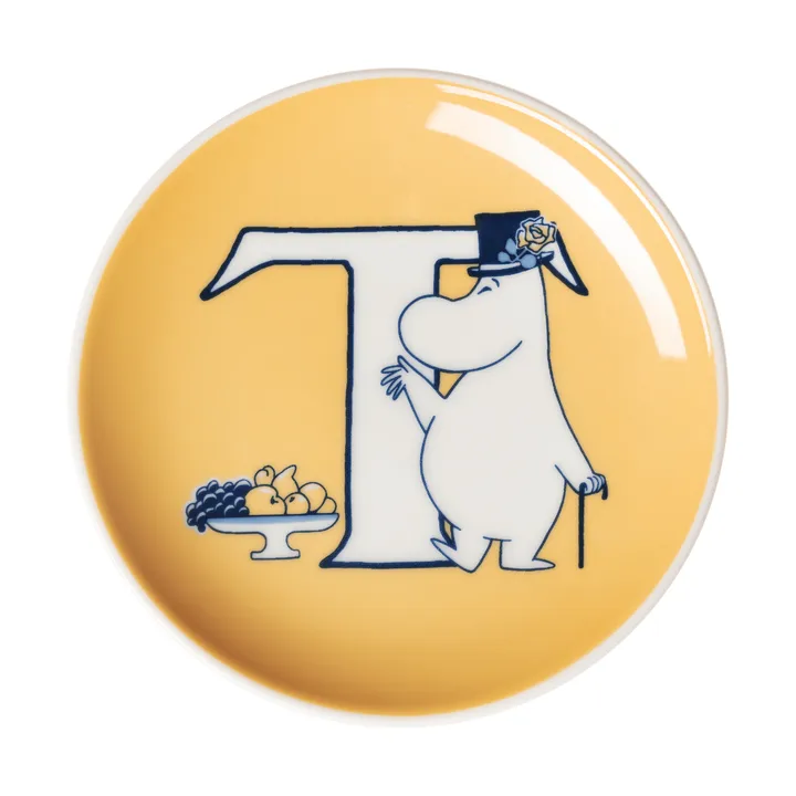 ABC Plato mini Mumin - T, 10,5 cm - Moomin Arabia
