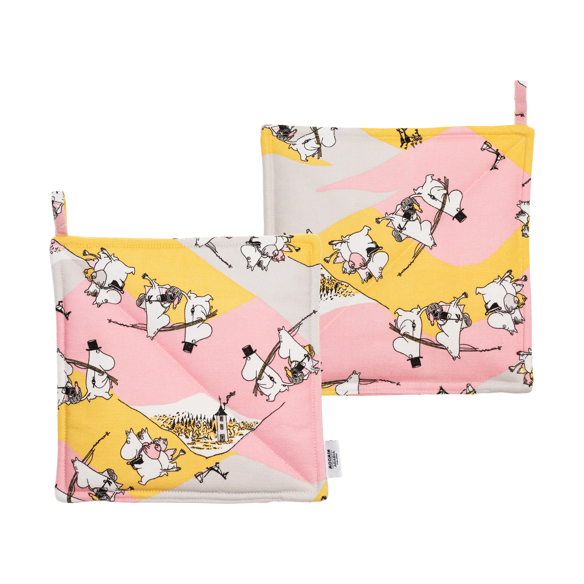 Agarraderas Moomin Family Time 2-pack, 22x22 cm Moomin Arabia
