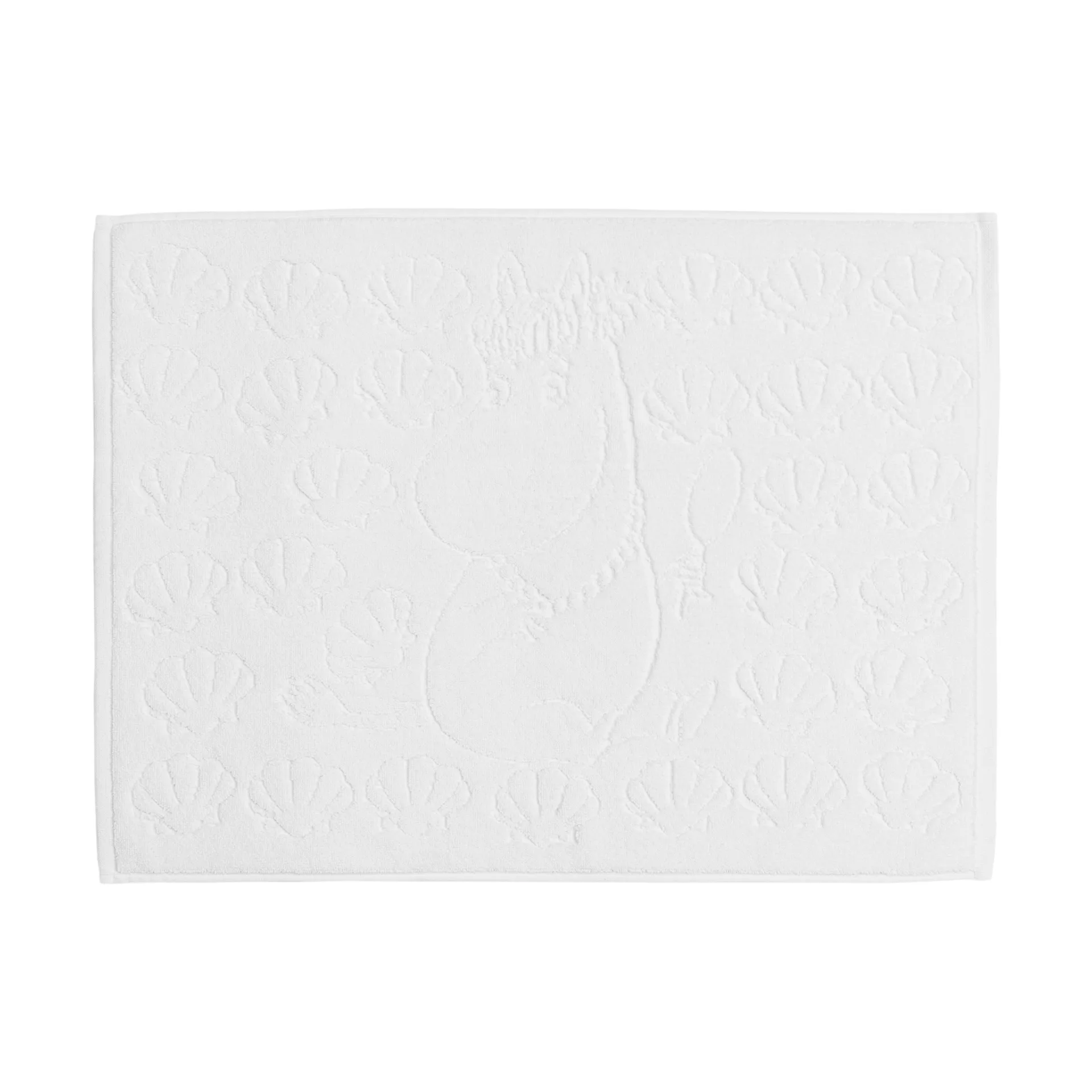 Alfombra de baño Mumin 50x70 cm, Concha blanca Moomin Arabia