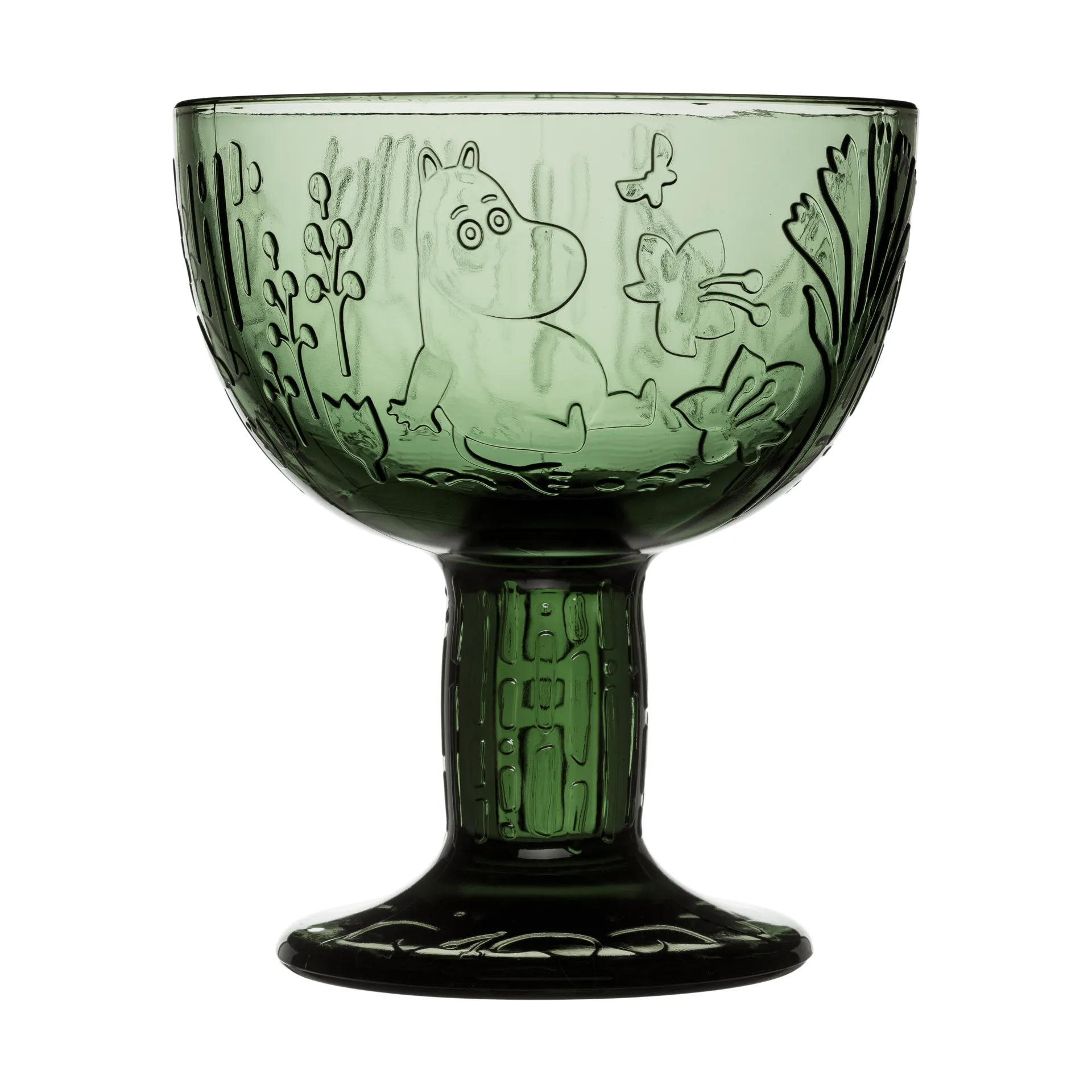 Cuenco Mumin Mystical Forest, Verde pino, Ø14 cm Moomin Arabia