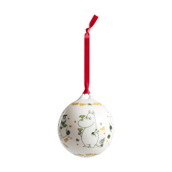 Esfera navideña anual Mumin Ø8 cm - 2026, Regalo de amor - Moomin Arabia