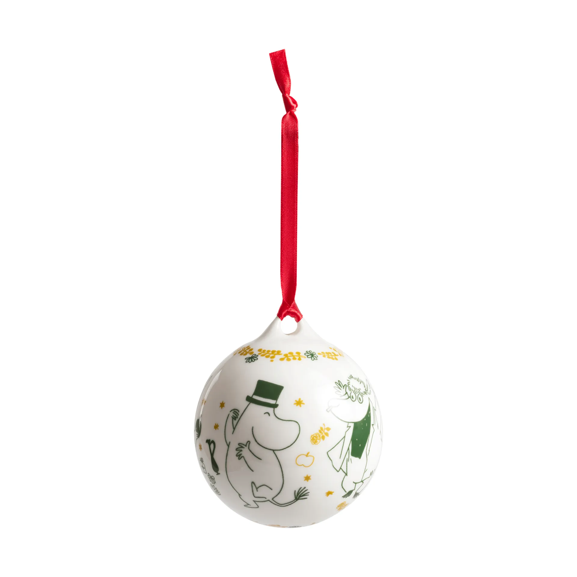 Esfera navideña anual Mumin Ø8 cm, 2026, Regalo de amor Moomin Arabia