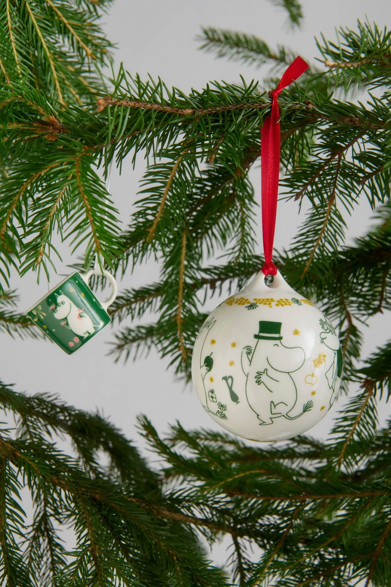 Esfera navideña anual Mumin Ø8 cm, 2026, Regalo de amor Moomin Arabia
