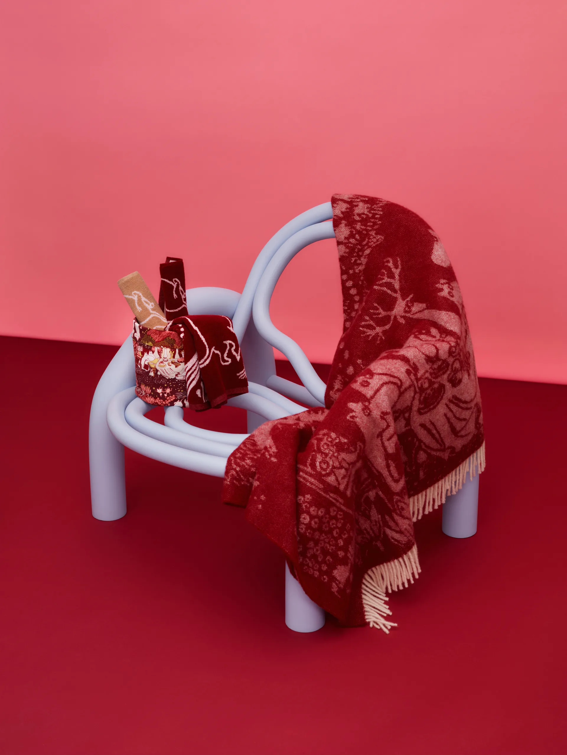 Festive Moments manta de lana Mumin, 130x170 cm Moomin Arabia