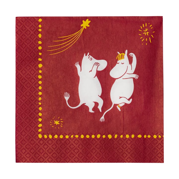 Festive Moments servilleta de papel Mumin 33x33 cm - Paquete de 20 - Moomin Arabia