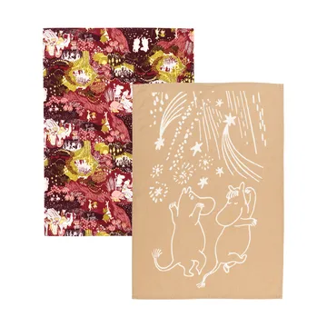 Festive Moments toalla de cocina Mumin 2 piezas - 50x70 cm - Moomin Arabia