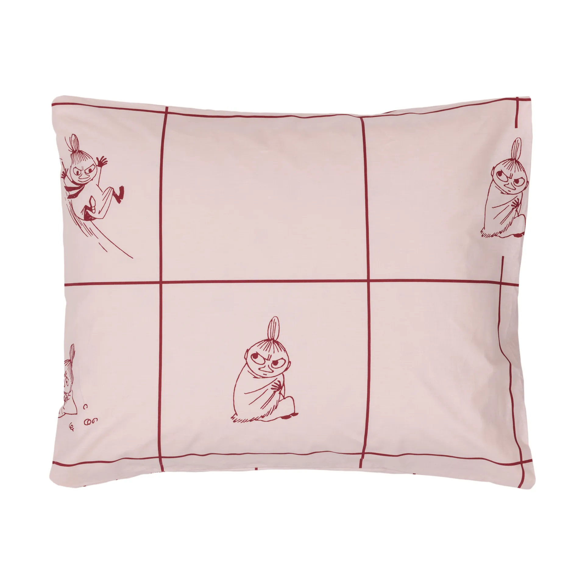 Funda de almohada Mumin 50x60 cm, Lilla My a cuadros Moomin Arabia