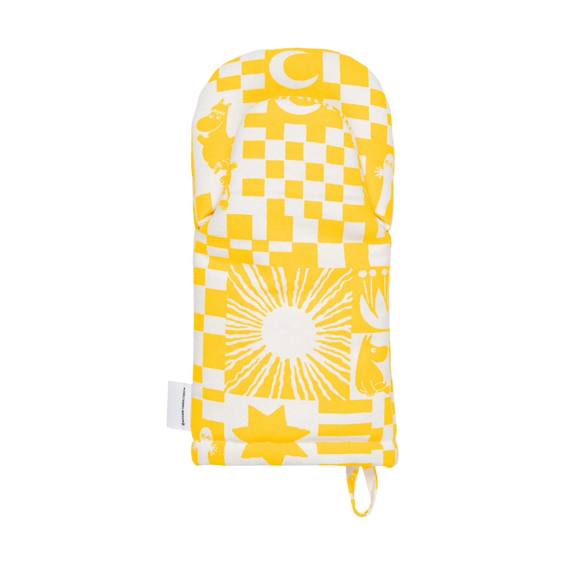 Guante de cocina Moomin Party 15x34 cm, Amarillo Moomin Arabia