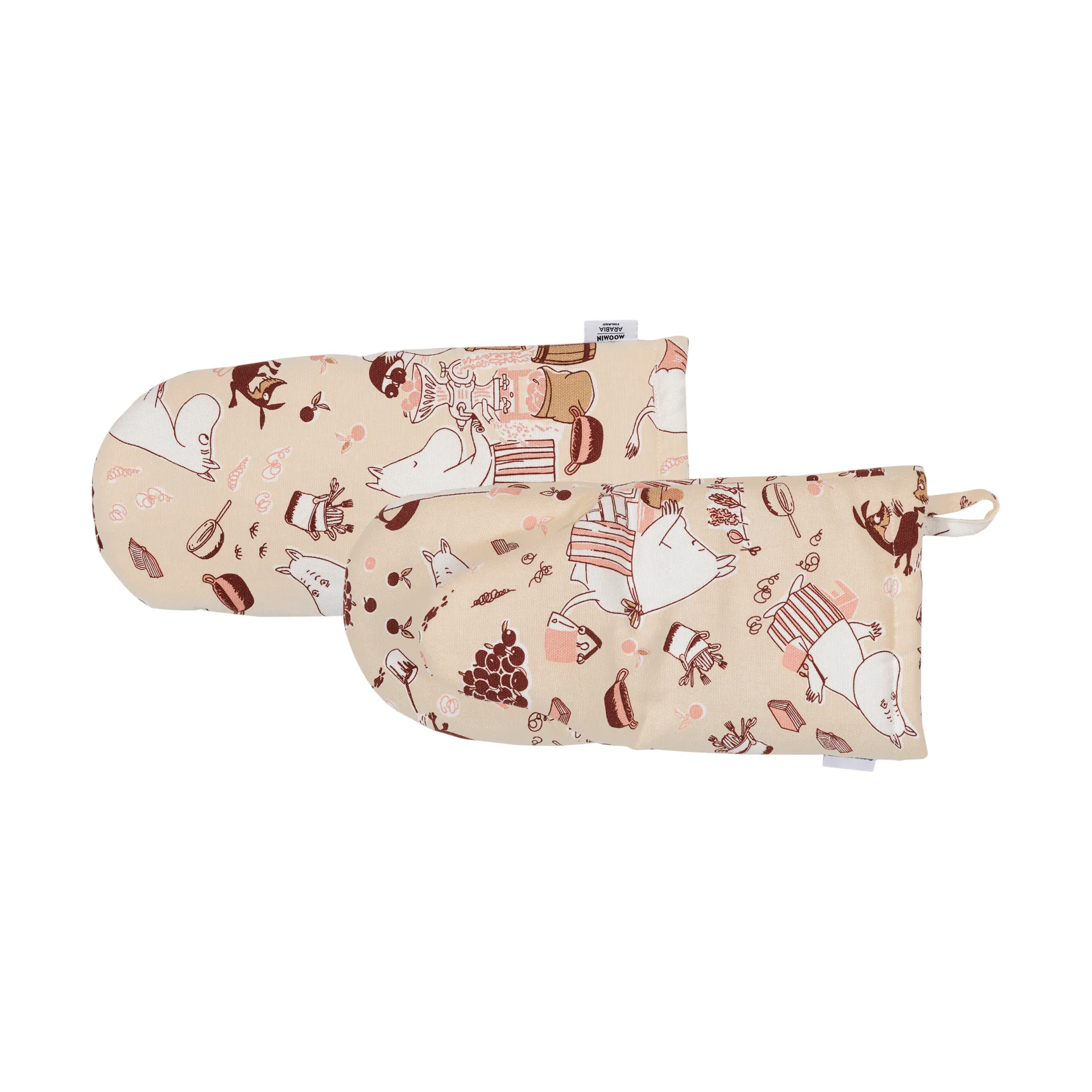 Guante de horno Mumin, Alegría en casa, 34x15 cm Moomin Arabia