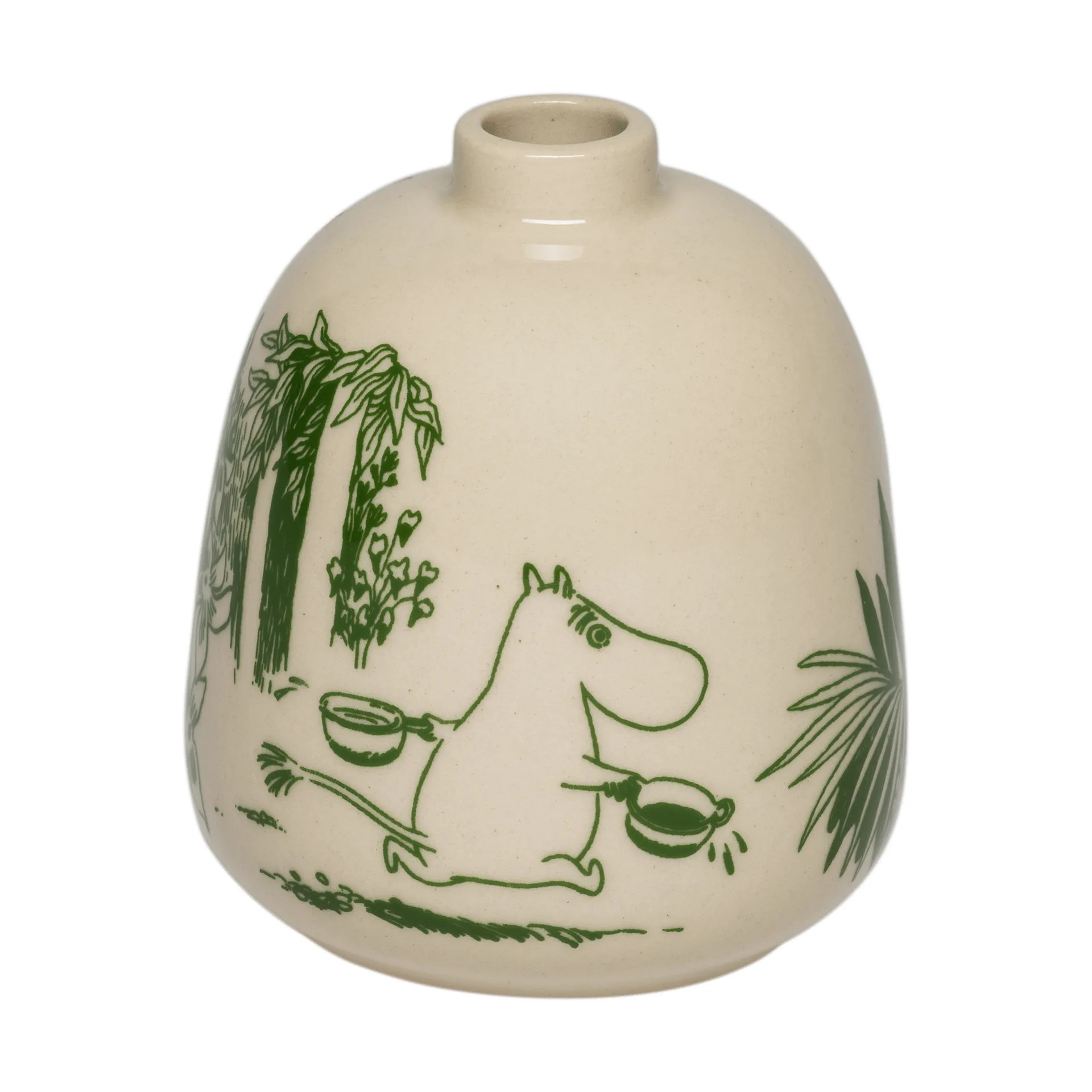Jarrón Mumin Mystical Forest, Verde, 8,3 cm Moomin Arabia