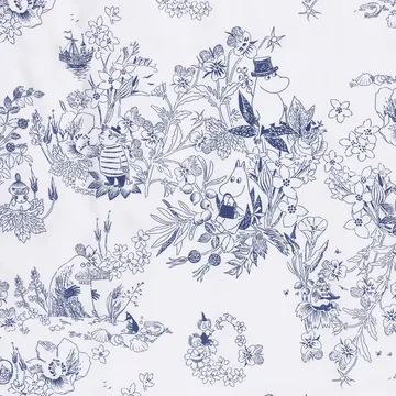 Juego de cama Mumin Haru - Azul, 150x210 cm - Moomin Arabia