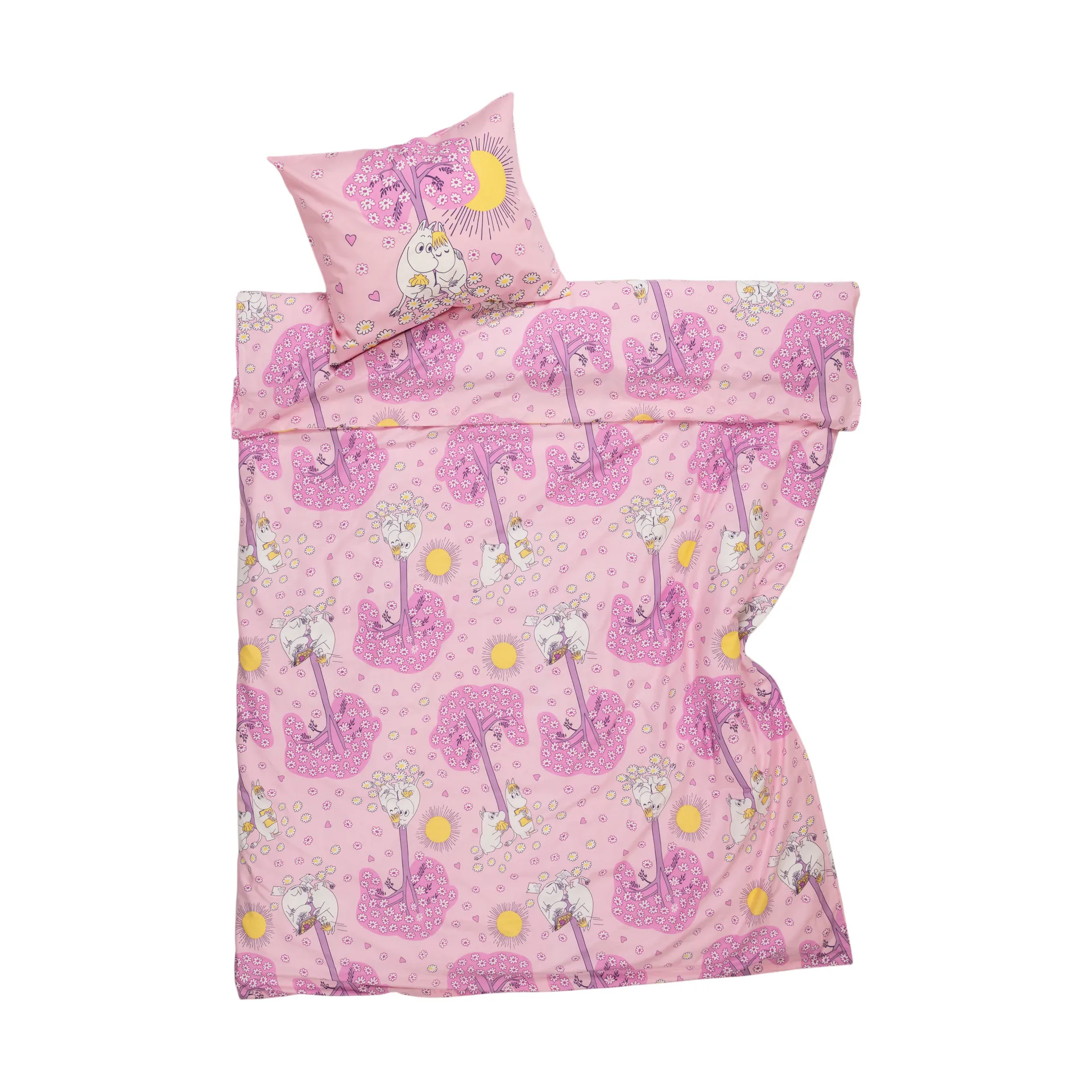 Juego de funda nórdica Mumin 150x210 cm, Enamorados Moomin Arabia