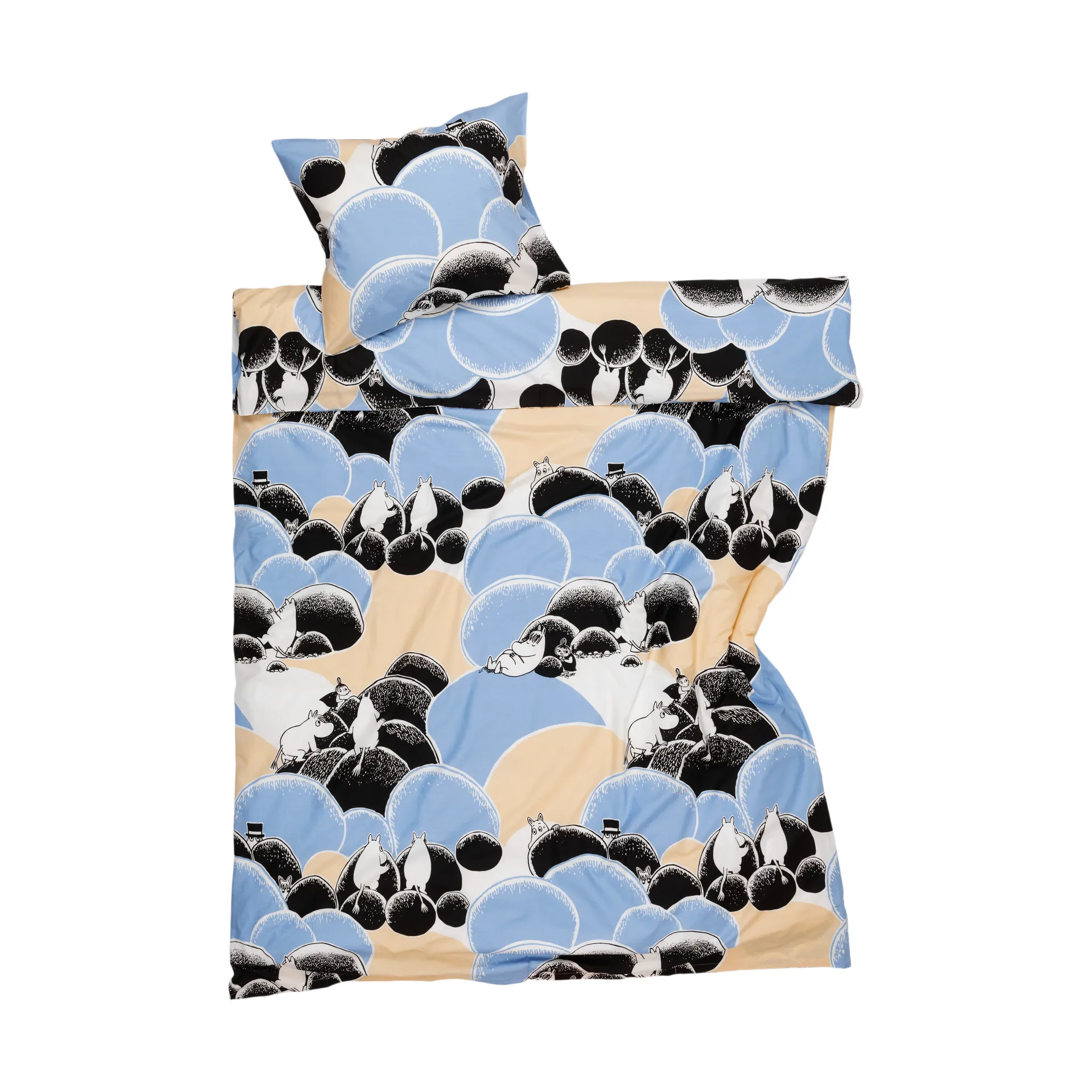 Juego de funda nórdica Mumin 150x210 cm, Guijarros Moomin Arabia