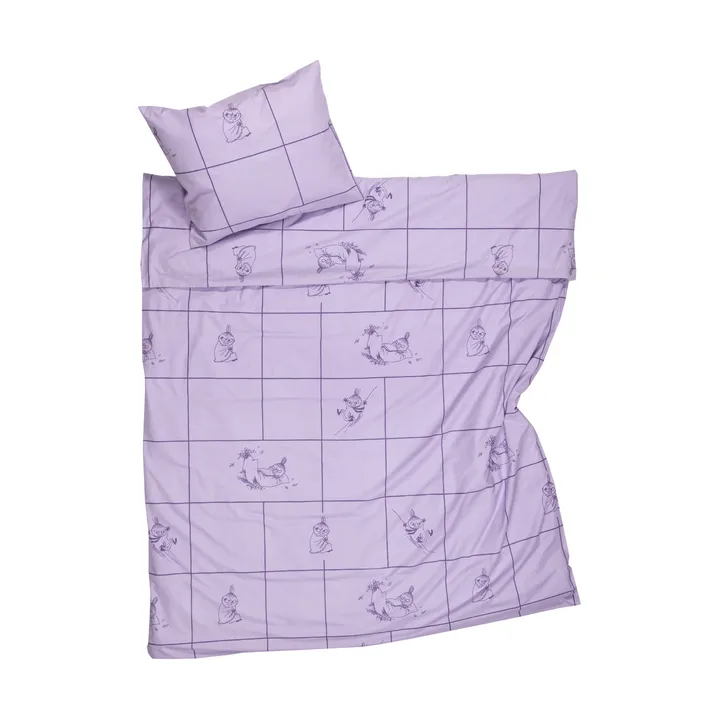 Juego de funda nórdica Mumin 150x210 cm - Pequeña My, violeta - Moomin Arabia