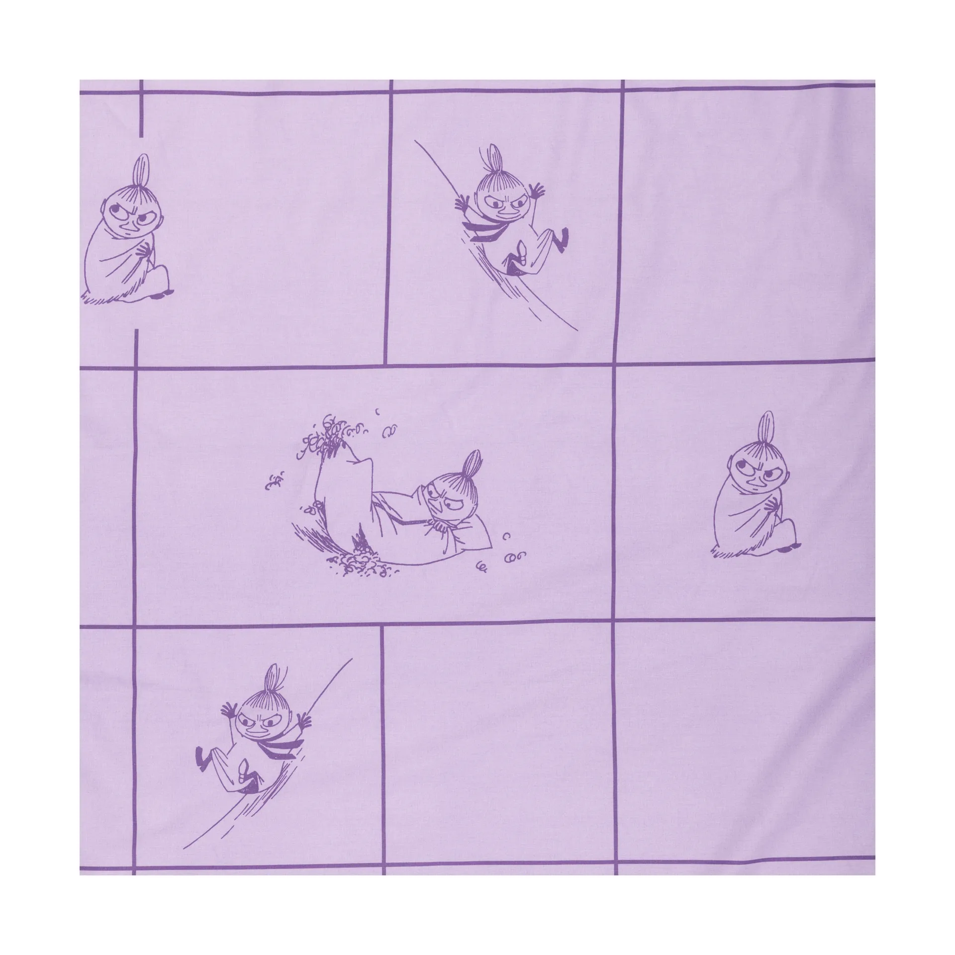 Juego de funda nórdica Mumin 150x210 cm, Pequeña My, violeta Moomin Arabia