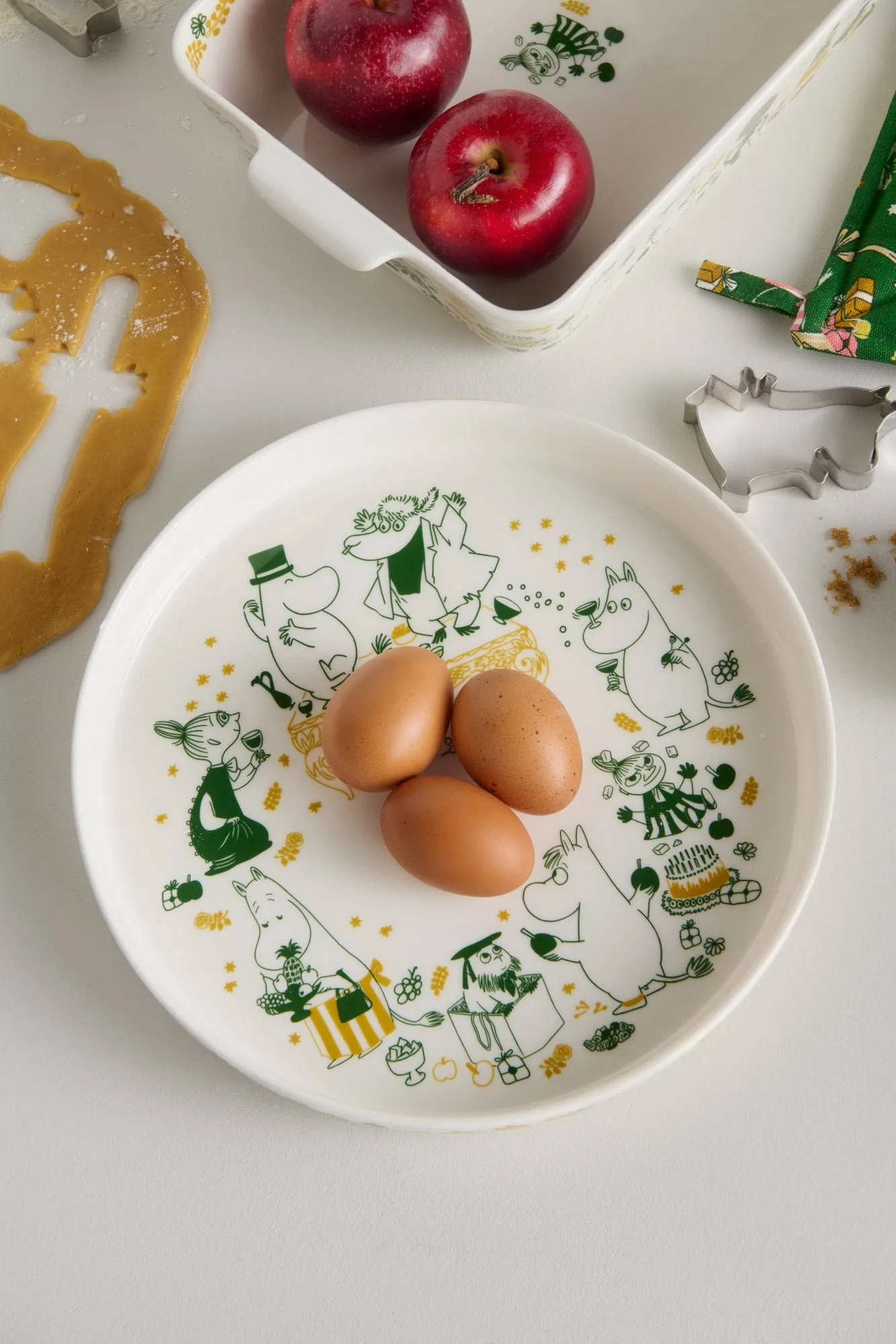 Kärleksgåva Mumin fuente para tarta, Ø28 cm Moomin Arabia
