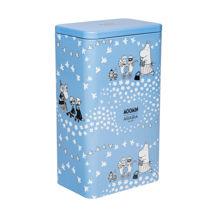 Lata de café Fred Mumin 11,2x7,8x19,2 cm - Azul - Moomin Arabia