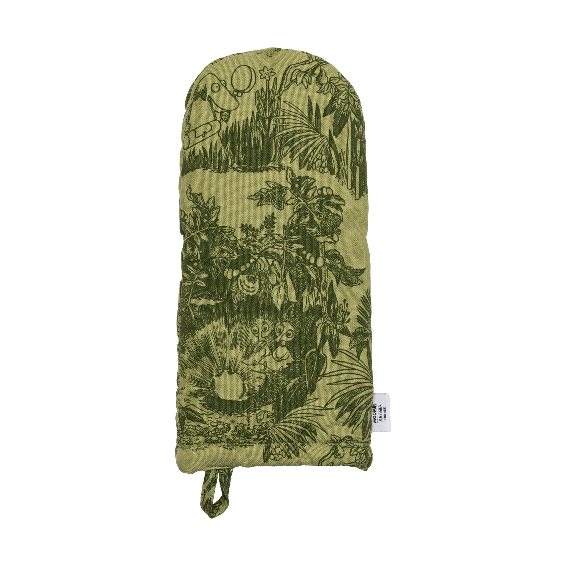 Manopla de cocina Mumin Mystical Forest, Verde, 15x34 cm Moomin Arabia