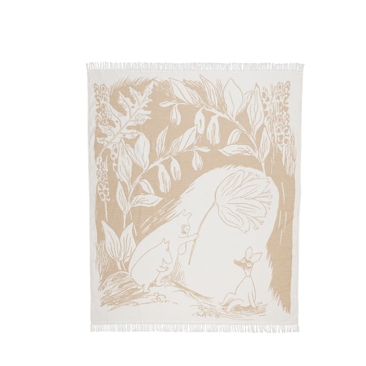 Manta de algodón Mumin 130x170 cm - Beige - Moomin Arabia