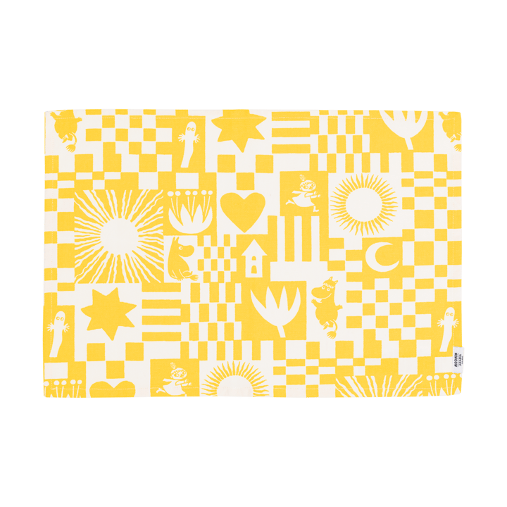 Mantel individual Moomin Party 31x46 cm - Amarillo - Moomin Arabia