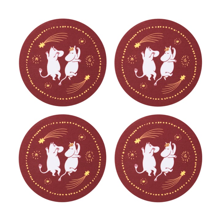 Moomin Festive Moments Posavasos  4 piezas - Ø9 cm - Moomin Arabia