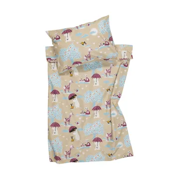 Mumin juego de cama - Bajo el paraguas GOTS, 85x125 cm - Moomin Arabia