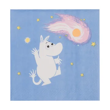 Mumin servilleta de papel - Aventura espacial, paquete de 20 piezas - Moomin Arabia