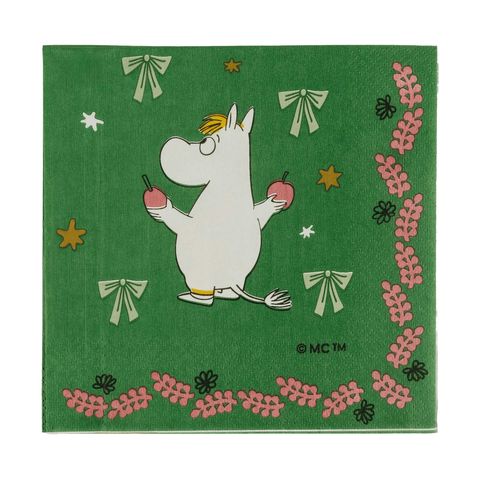 Mumin servilleta de papel, Regalo de amor, 33x33 cm, pack de 20 Moomin Arabia