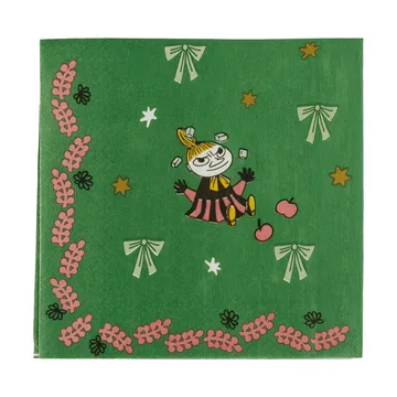 Mumin servilleta de papel - Regalo de amor, 33x33 cm, pack de 20 - Moomin Arabia