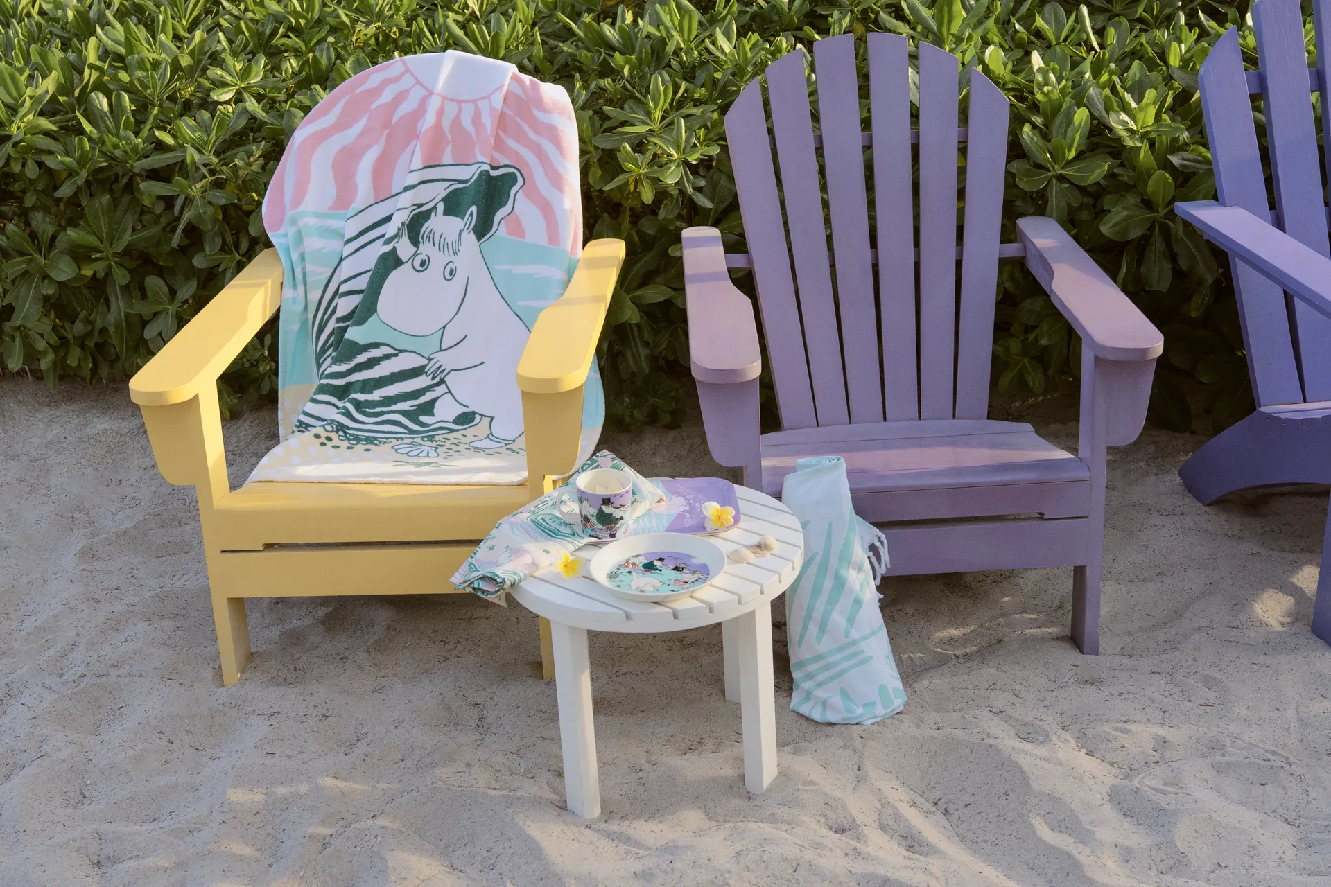 Paño de cocina Beach day Moomin, 50x70 cm Moomin Arabia