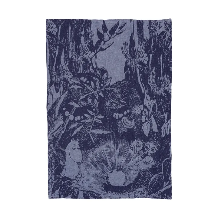 Paño de cocina Mumin Mystical Forest - Azul, 45x66 cm - Moomin Arabia