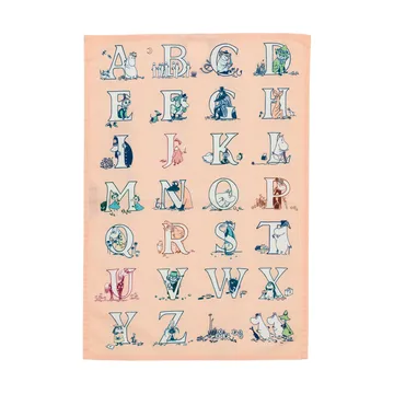 Paños de cocina 50x70 cm, 2 piezas - Alfabeto - Moomin Arabia