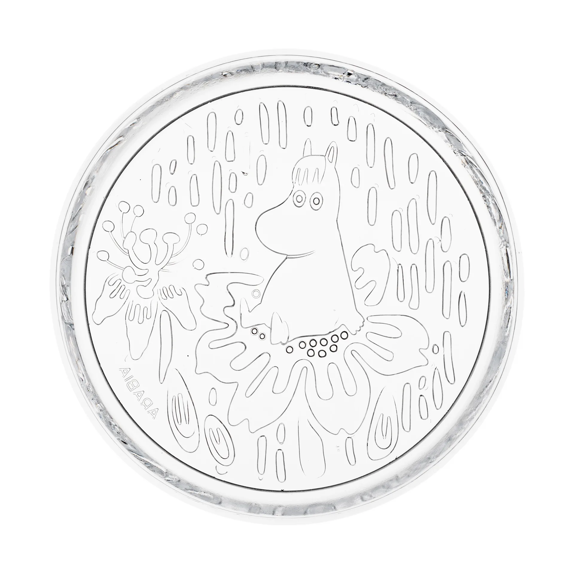 Plato Moomin Ø15,5 cm, Transparente Moomin Arabia