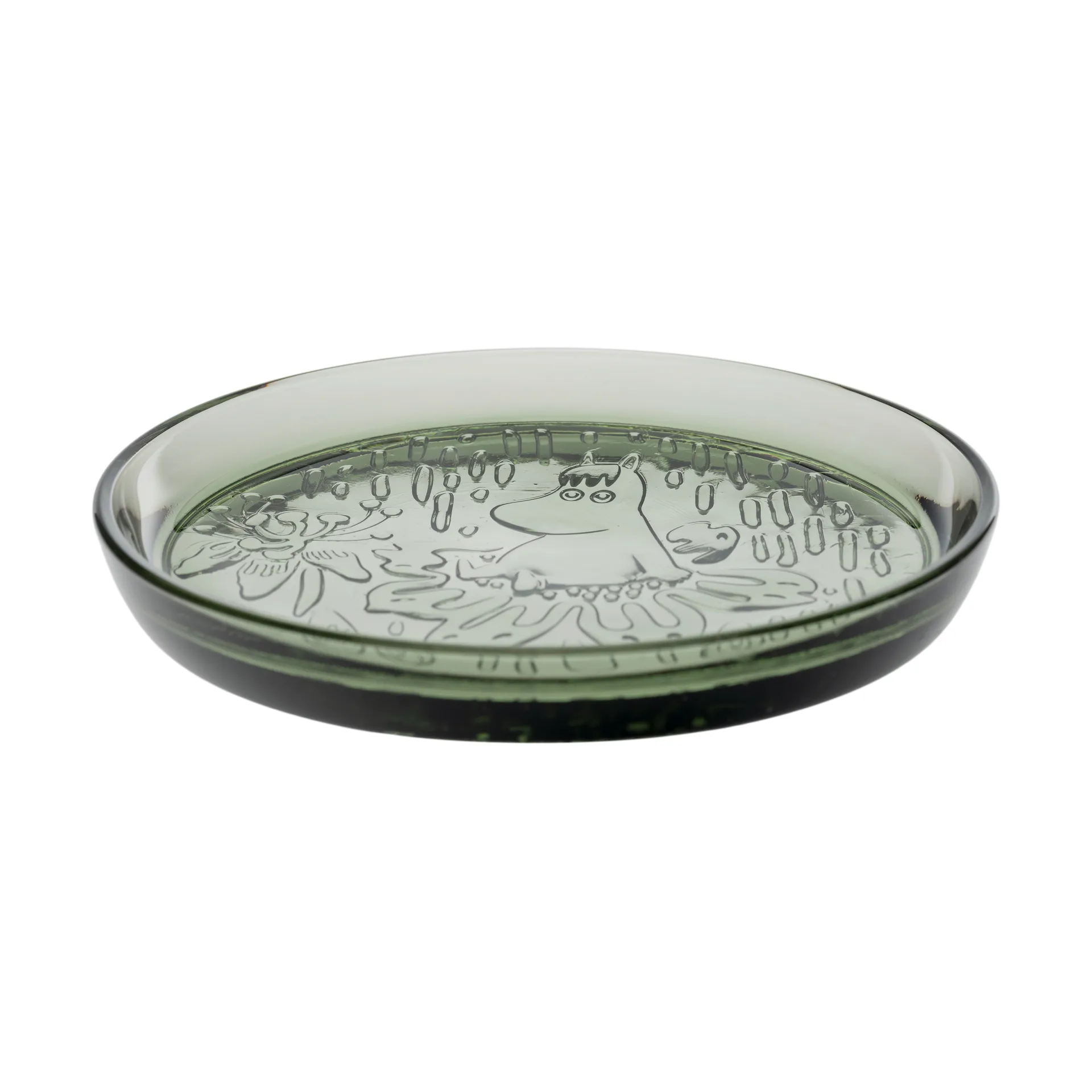 Plato Moomin Ø15,5 cm, Verde pino Moomin Arabia